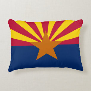 Arizona Flag & Arizona - USA, holiday /sport fans Decorative Cushion