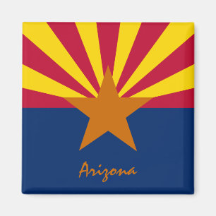 Arizona flag & Arizona, USA holiday/sports fans Magnet