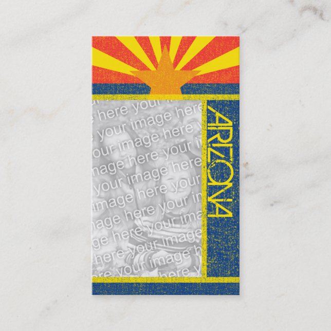 arizona flag business card (Front)