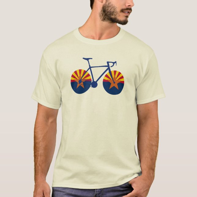 Arizona Flag Cycling T-Shirt (Front)