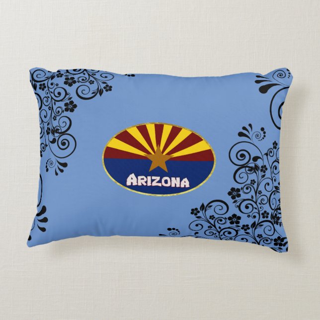 Arizona flag decorative cushion (Back)