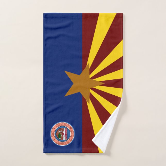 Arizona flag hand towel (Hand Towel)