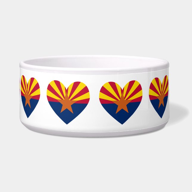 Arizona Flag Heart Shape (Front)
