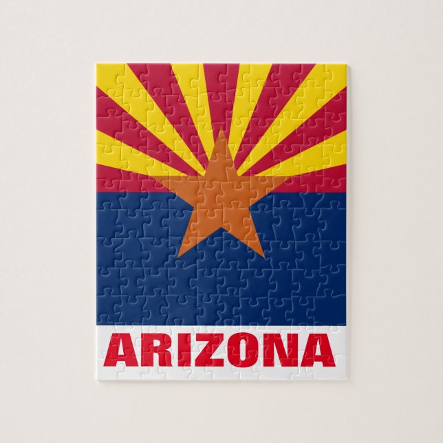 ARIZONA FLAG JIGSAW PUZZLE (Vertical)
