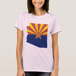 Arizona Flag Map T-Shirt