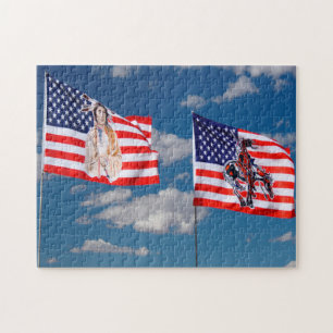 Arizona Flag Monument Valley. Jigsaw Puzzle