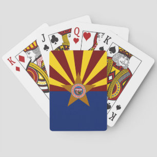 Arizona flag playing cards