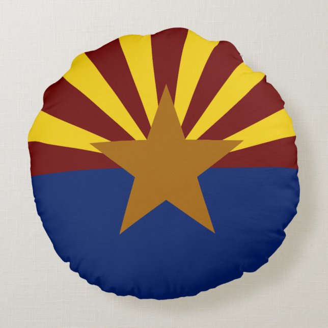 Arizona flag round cushion (Back)