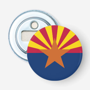 Arizona Flag: Setting Star Sun, The Copper State Bottle Opener