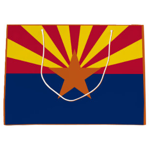Arizona Flag: Setting Star Sun, The Copper State Large Gift Bag