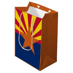 Arizona Flag: Setting Star Sun, The Copper State Medium Gift Bag