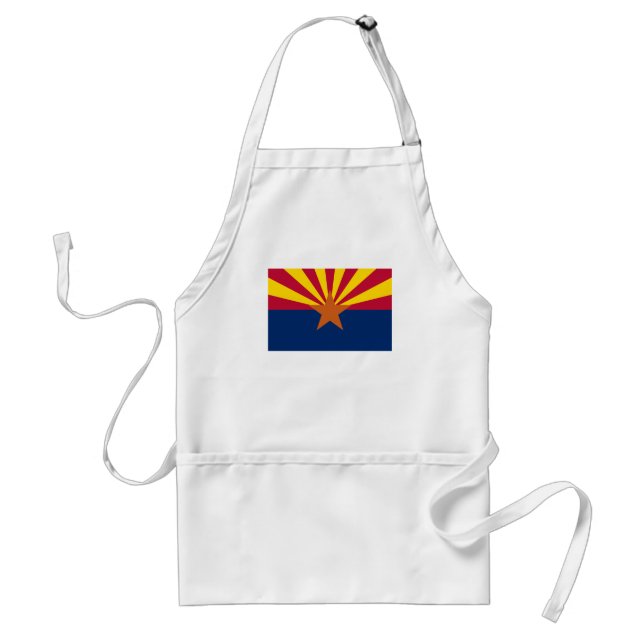 Arizona Flag: Setting Star Sun, The Copper State Standard Apron (Front)