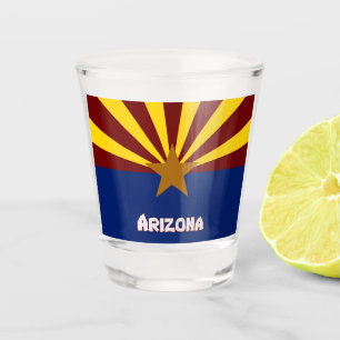 Arizona flag shot glass