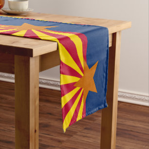 Arizona flag & Sports fan house decor / Arizona Short Table Runner