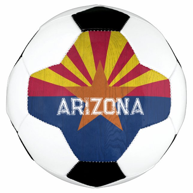 Arizona Flag Starburst Soccer Ball (Front)