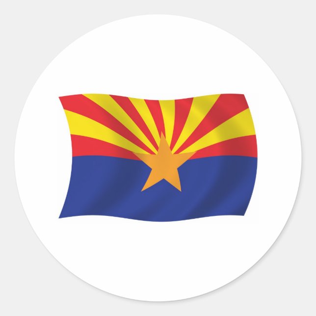 Arizona Flag Sticker (Front)