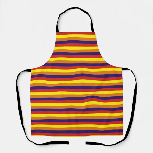 arizona flag stripes USA united states america col Apron (Front)