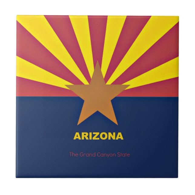 Arizona flag  tile (Front)