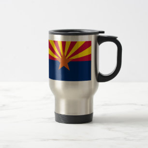 Arizona flag travel mug