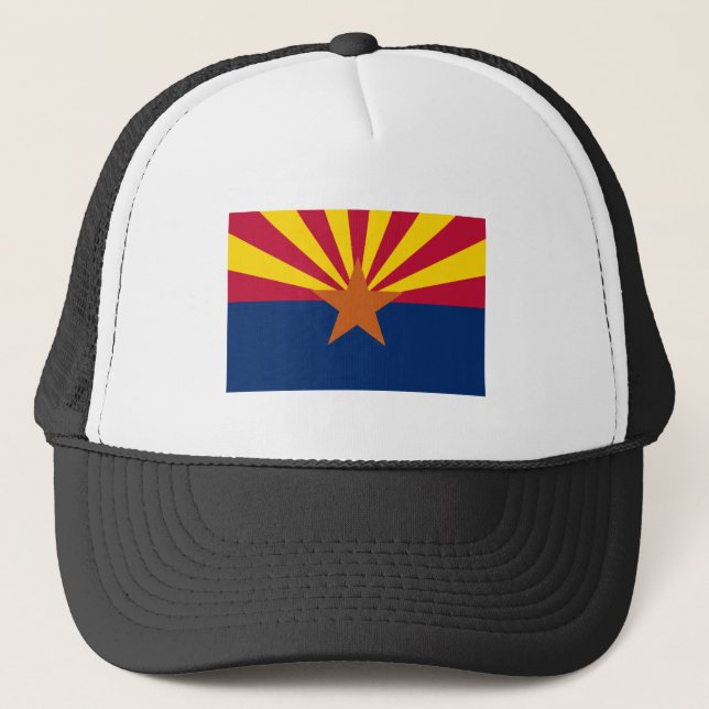 ARIZONA FLAG TRUCKER HAT (Front)