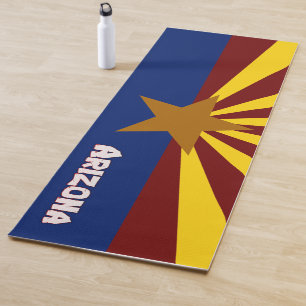 Arizona flag yoga mat