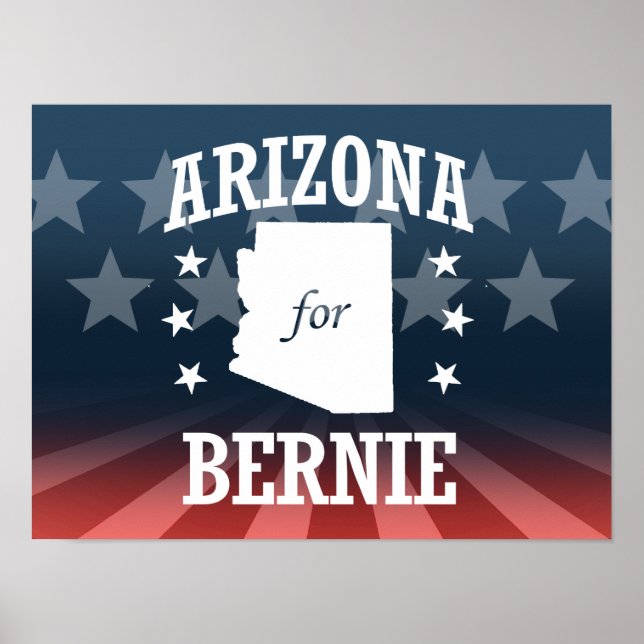 ARIZONA FOR BERNIE SANDERS POSTER (Front)