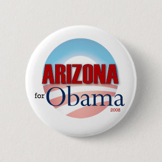 Arizona for Obama 6 Cm Round Badge