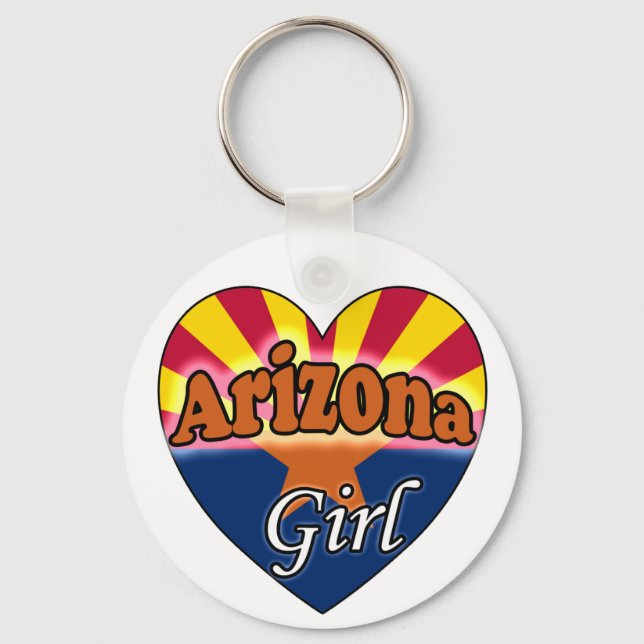 Arizona Girl Key Ring (Front)