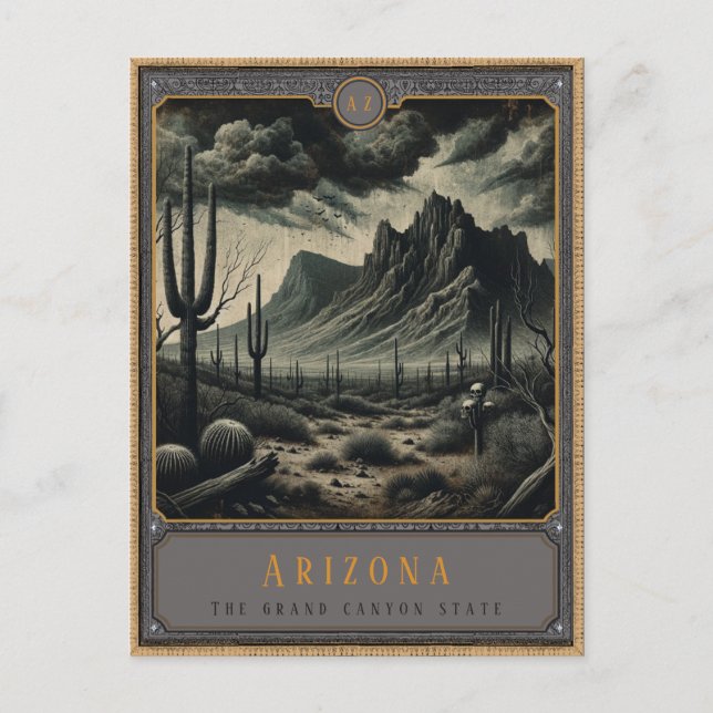 Arizona | Gothic Art Postcard (Front)