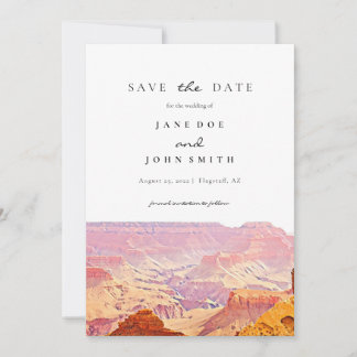 Arizona Grand Canyon Save The Date