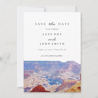Arizona Grand Canyon Save The Date
