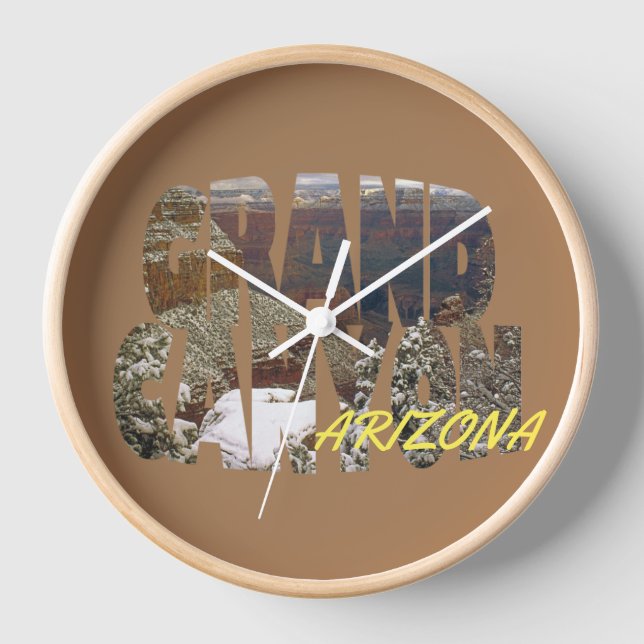 Arizona - Grand Canyon State Large Clock (Front)