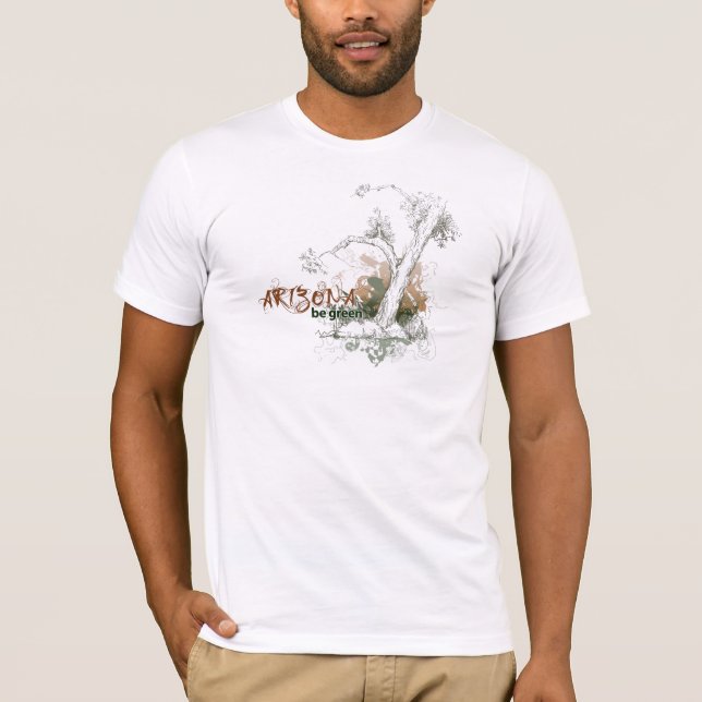 Arizona Green Tree T-Shirt (Front)