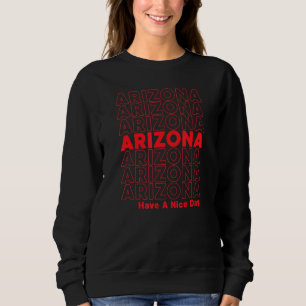 Arizona Grocery Bag Thank You State Sweatshirt