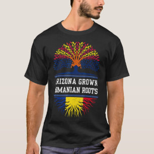 Arizona Grown With Romanian Roots Romania T-Shirt