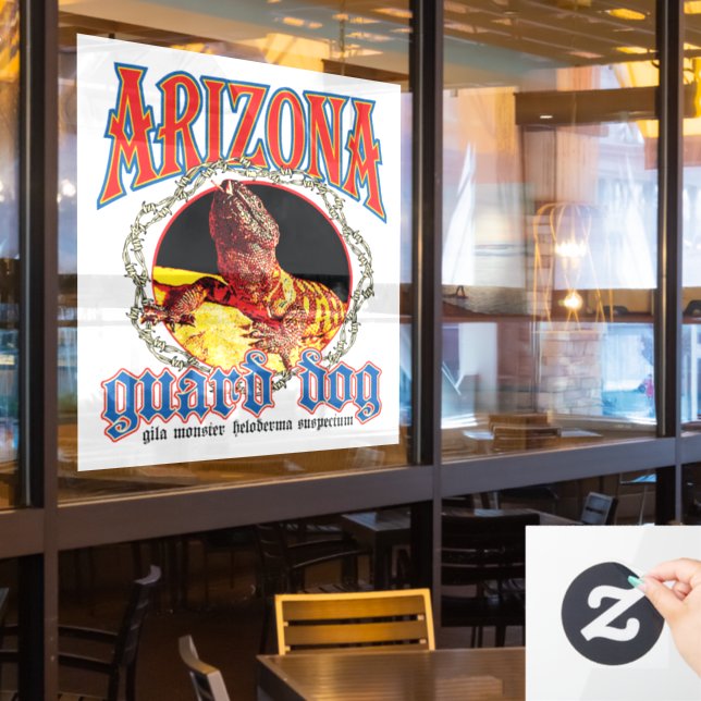 Arizona Guard Dog Lizard (Restaurant Window)