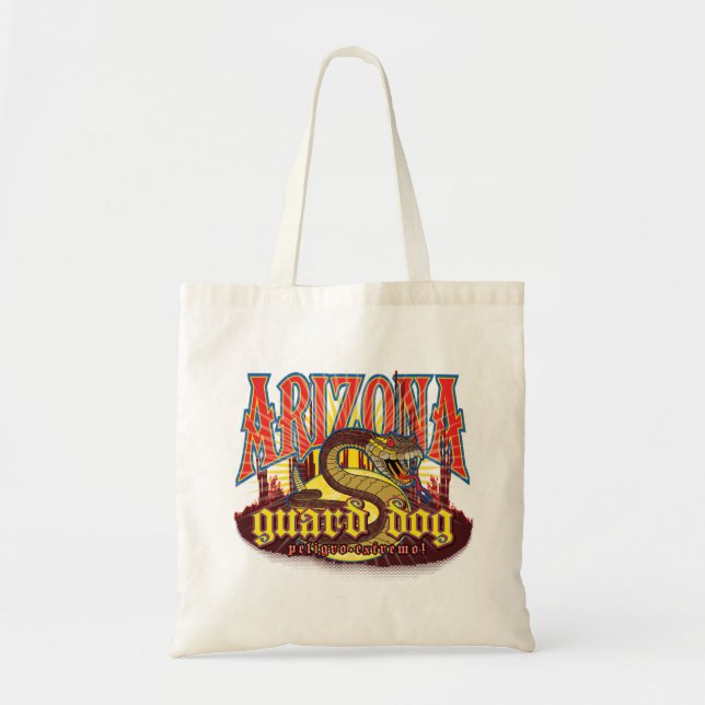 Arizona Guard Dog Snake Tote Bag (Front)