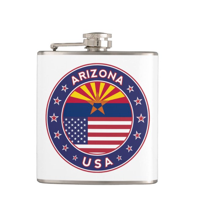 Arizona Hip Flask (Front)