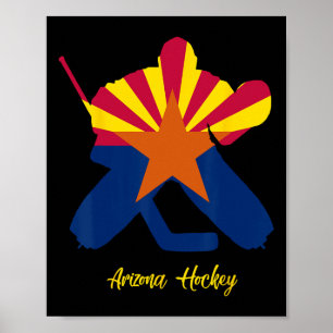 Arizona Hockey Goalie Poster