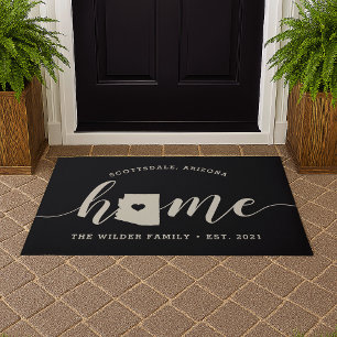 Arizona Home State Personalised Doormat