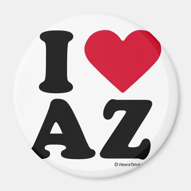 ARIZONA -I LOVE AZ - I LOVE ARIZONA MAGNET (Front)