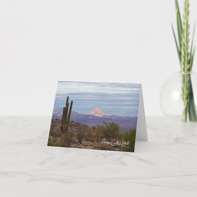 Arizona Landscape Note Card (Front)