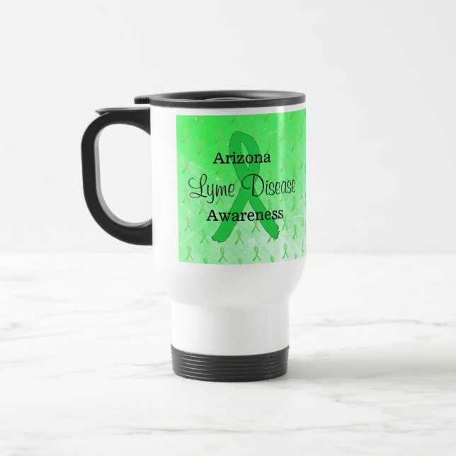 Arizona Lyme Disease Awareness Coffee Cup (Left)