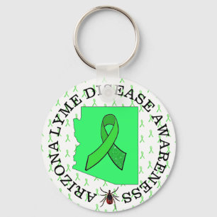 Arizona Lyme Disease Awareness Key Chain