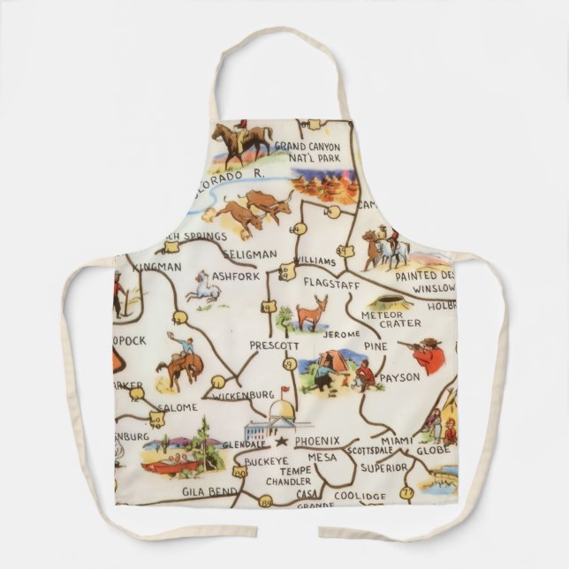 Arizona Map Apron (Front)