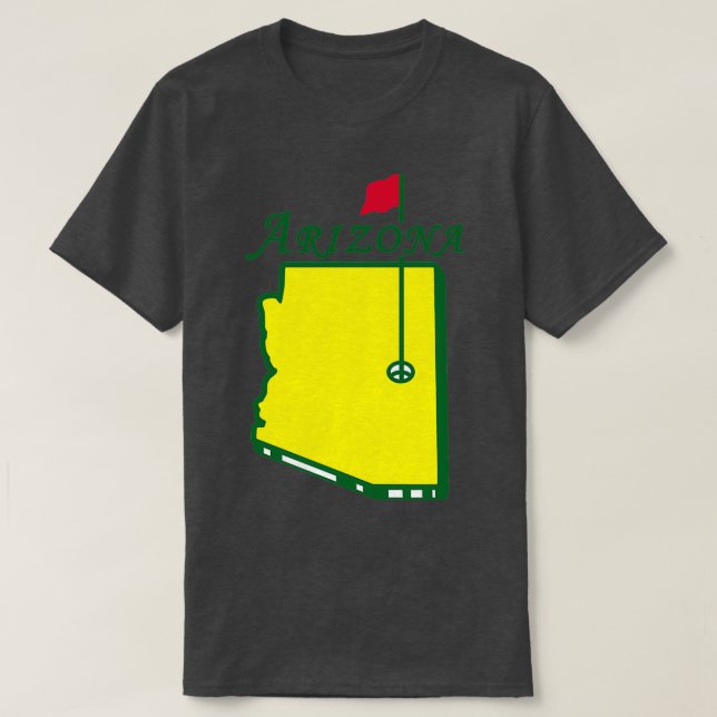 Arizona Masters Golf T-Shirt (Design Front)