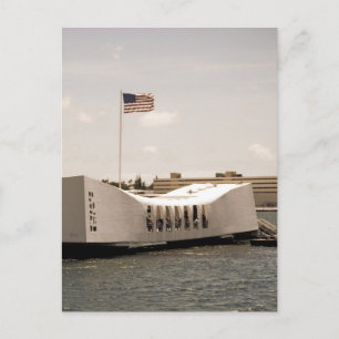 Arizona Memorial Pearl Harbour Postcard