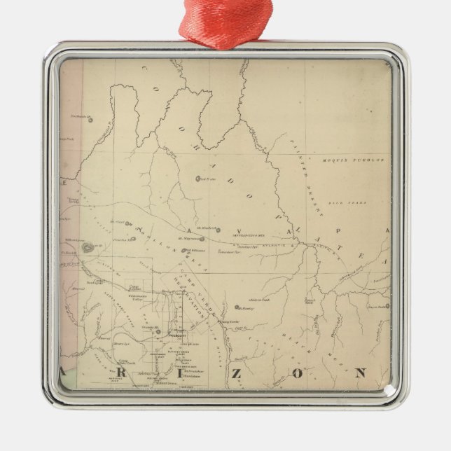 Arizona Metal Tree Decoration (Front)