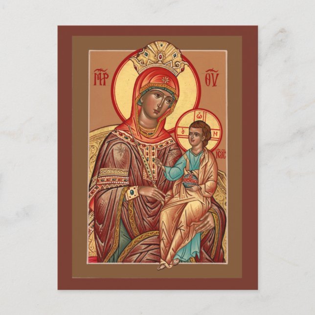 Arizona Mother of God Prayer Card (Front)