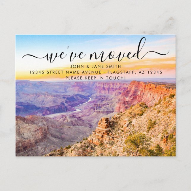 Arizona Moving Announcement Postcard (Front)